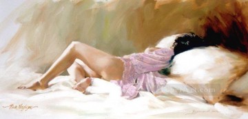 Impressionist Nude Painting - nd029eD impressionism female nude
